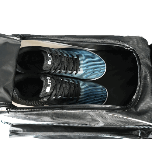 ELITE Deluxe 3 Ball Roller Bowling Bag - Premium Bowling Accessory for League Players & Tournaments | Perfect for Bowling Balls, Shoes & Accessories Storage