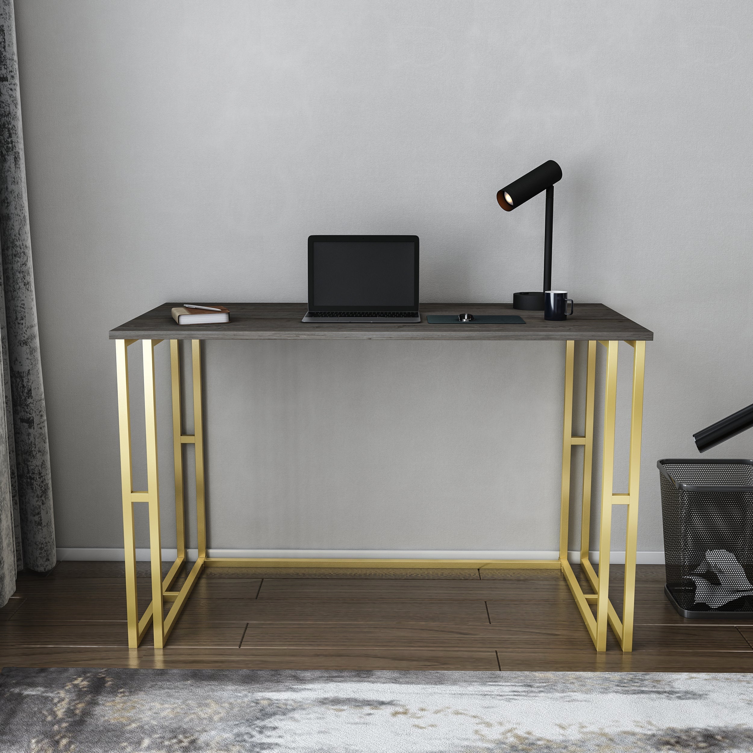 Gold - Dark Gray Oak