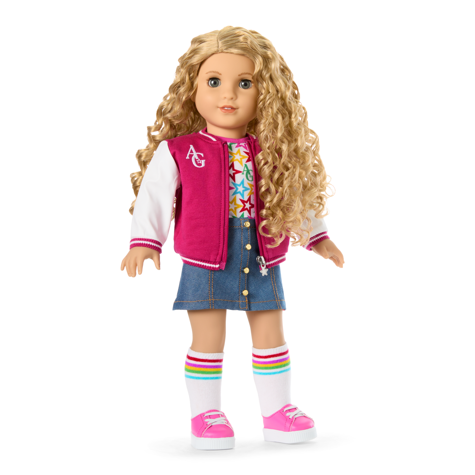 Truly Me™ 18 Inch American Girl Doll #115 with Puppy, Mini Backpack & Accessories - AG™ Star Squad Bundle for Kids Pretend Play & Collectibles