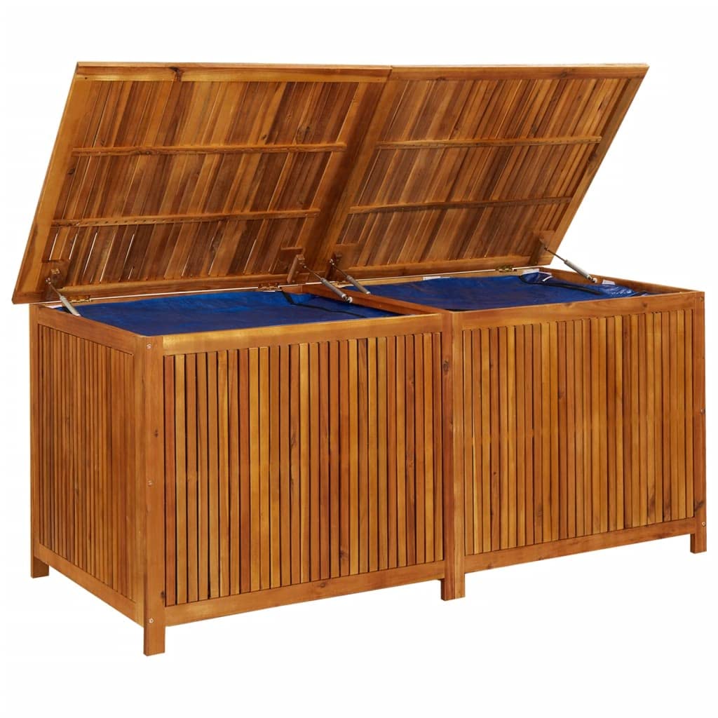 Outdoor Wooden Storage Box for Patio, Garden & Deck - 68.8