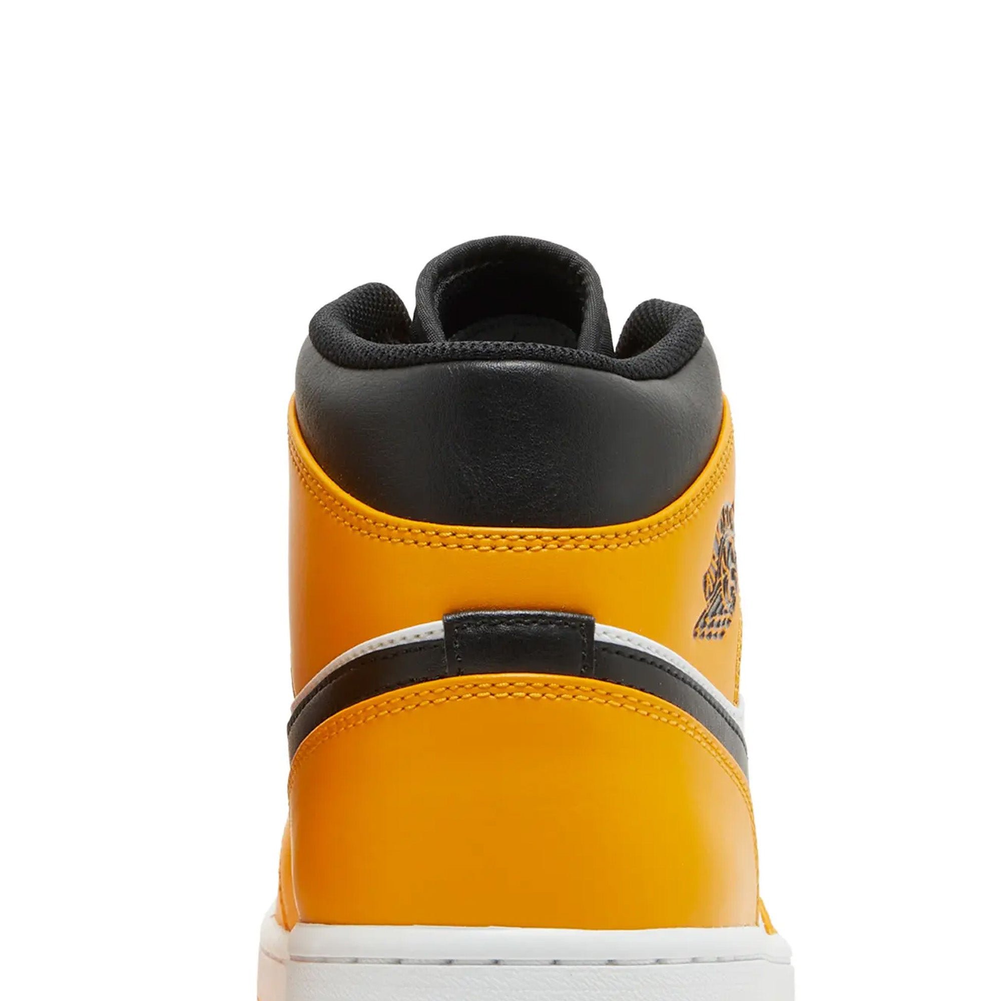 Air Jordan 1 Mid 'Yellow Black White' Sneakers (2022) - Men's Basketball Shoes for Casual Wear & Street Style Fashion