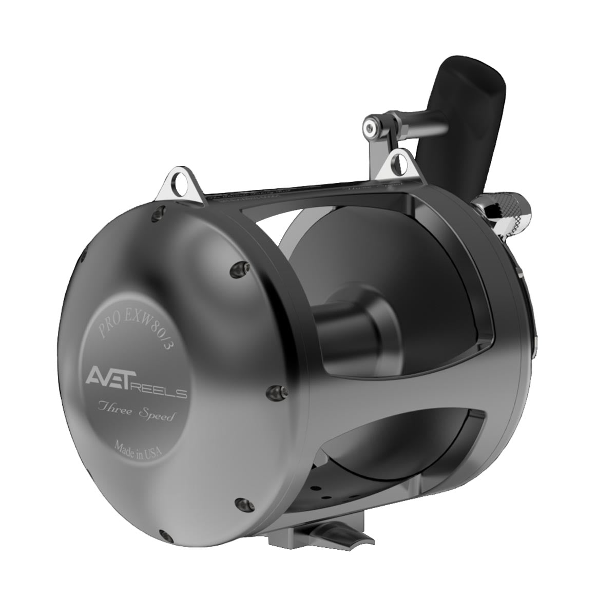 Avet Pro EXW 80/3 Wide 3-Speed Fishing Reel - Saltwater & Big Game Fishing Reel for Offshore Trolling & Deep Sea Angling