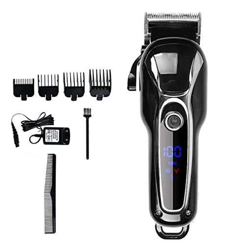 Professional Cordless Hair Clippers for Men - Rechargeable Electric Hair Trimmer & Beard Shaver with Precision Blades - Barber-Grade Styling Tool for Home Haircuts, Beard Trimming & Grooming (US Plug) - Perfect for DIY Haircuts, Beard Maintenance & Personal Grooming at Home