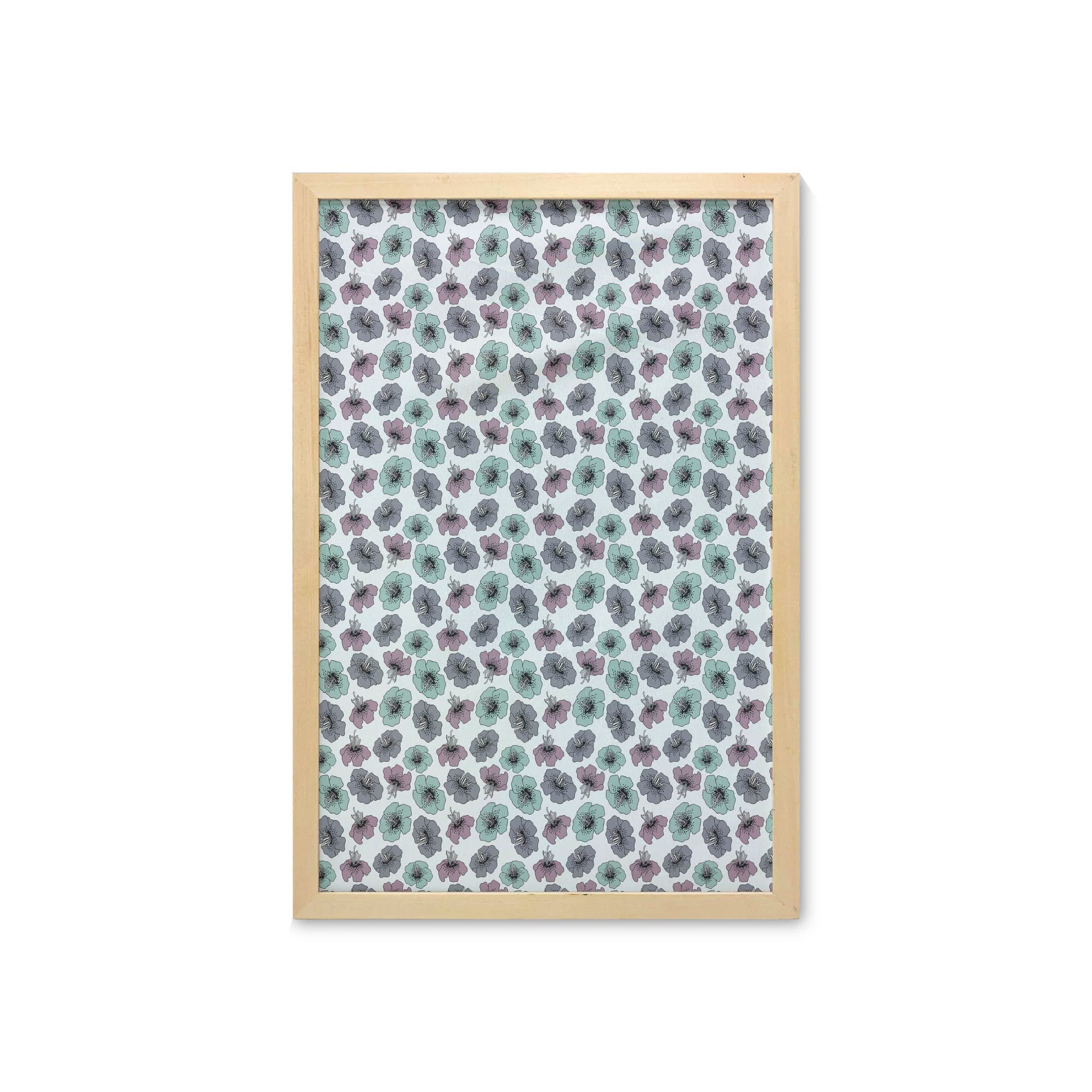 Ambesonne Framed Hibiscus Wall Art - 23