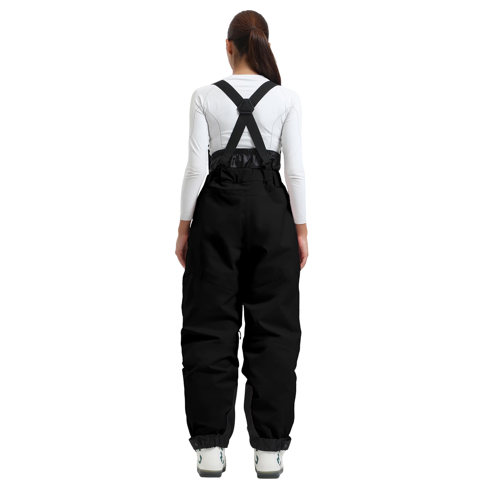 GSOU SNOW Women's Waterproof Ski Bib Overalls - Windproof Insulated Snowboard Pants for Warm Winter Sports | Perfect for Skiing, Snowboarding & Outdoor Winter Activities