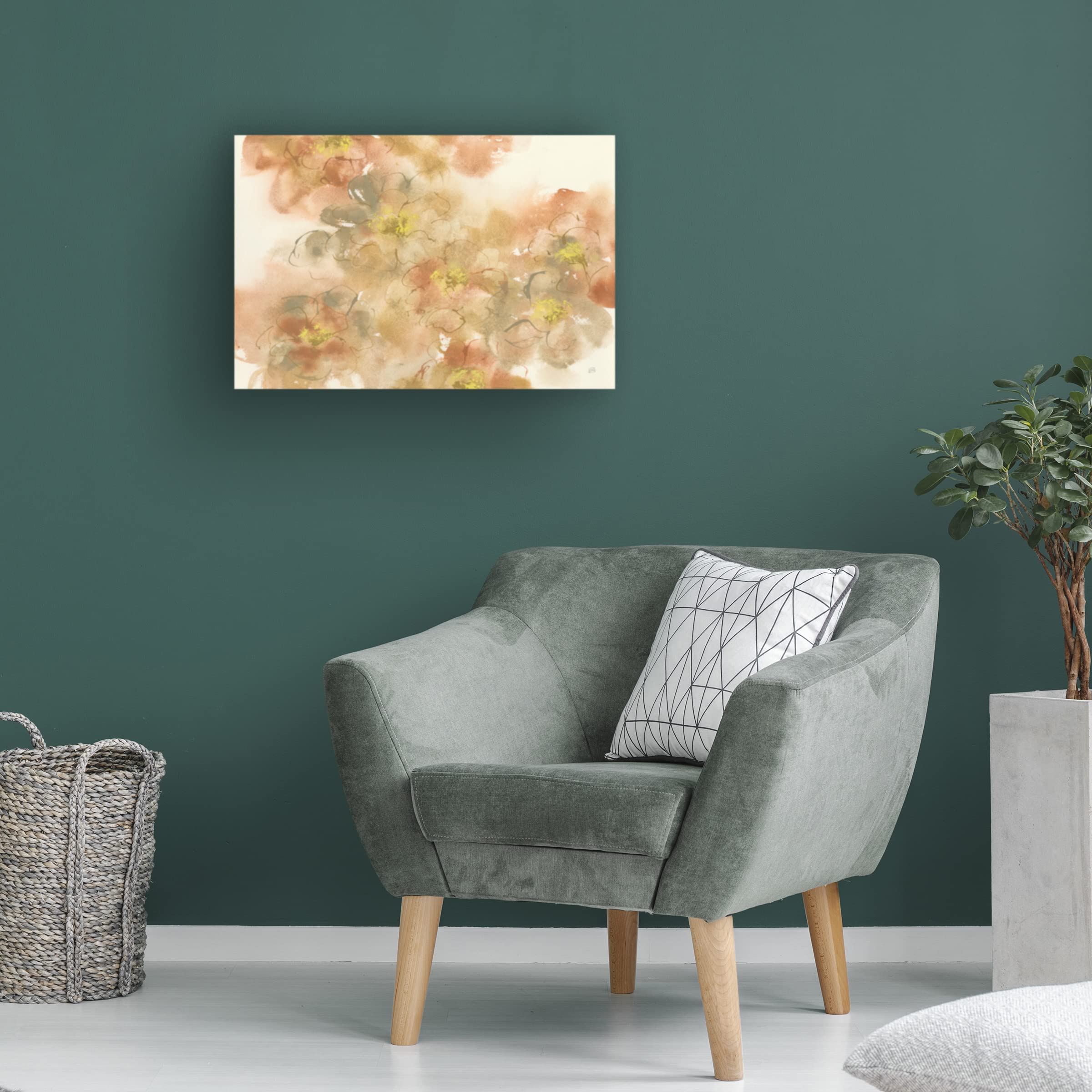 Trademark Fine Art 'Earthly Freesia' Floral Canvas Wall Art by Chris Paschke - Perfect for Living Room, Bedroom & Office Decor