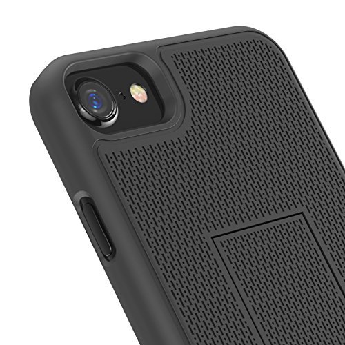 iPhone 7/8/2020 & SE 2022 Belt Clip Case with Secure ClikLock Holster - Black | Durable Protective Phone Cover for Work, Outdoor & Active Lifestyle