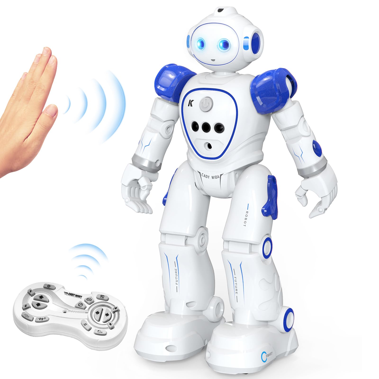Smart Programmable RC Robot Toy for Kids Ages 8+ | Gesture-Sensing, USB Rechargeable, Remote Control STEM Toy | Perfect Birthday Gift for Boys & Girls | Fun for Indoor Play, STEM Learning & Interactive Games
