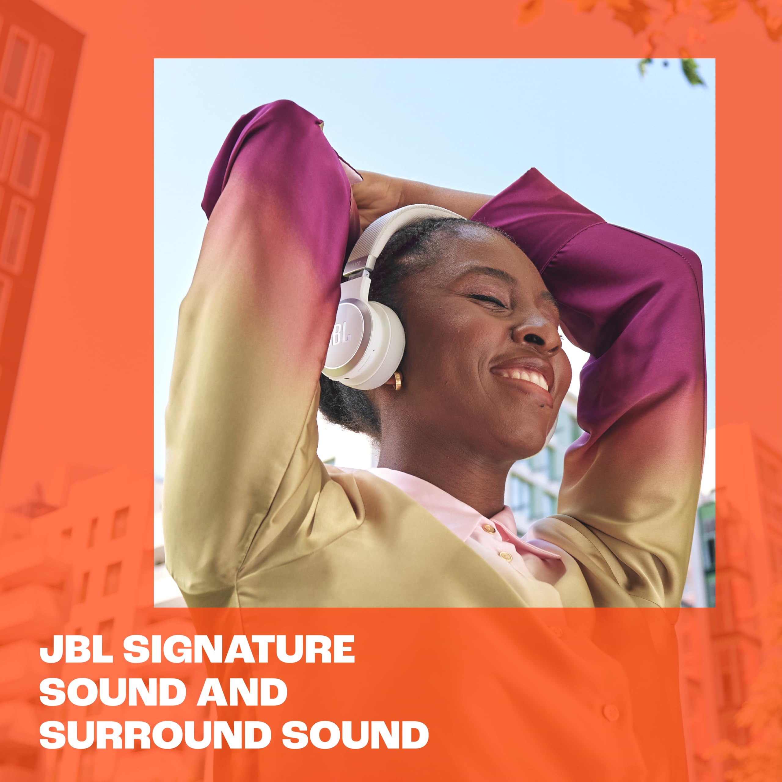 JBL Live 670NC Wireless Bluetooth Headphones with Active Noise Cancelling, 65-Hour Battery Life, On-Ear Comfort - Perfect for Travel, Work & Music Lovers (Blue)