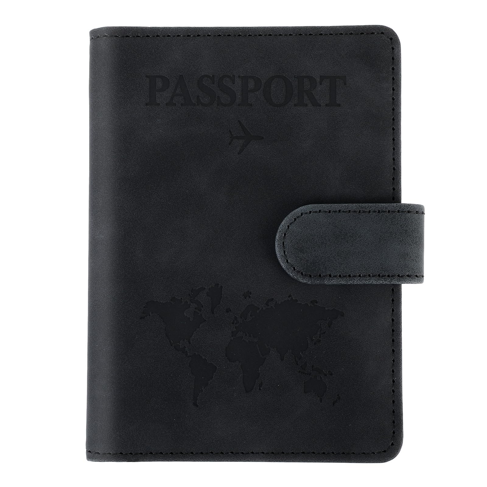 Slim RFID Blocking Passport Holder Wallet - Travel Essentials with Credit Card Slots for Women & Men | Perfect for International Trips, Business Travel & Vacation Accessories