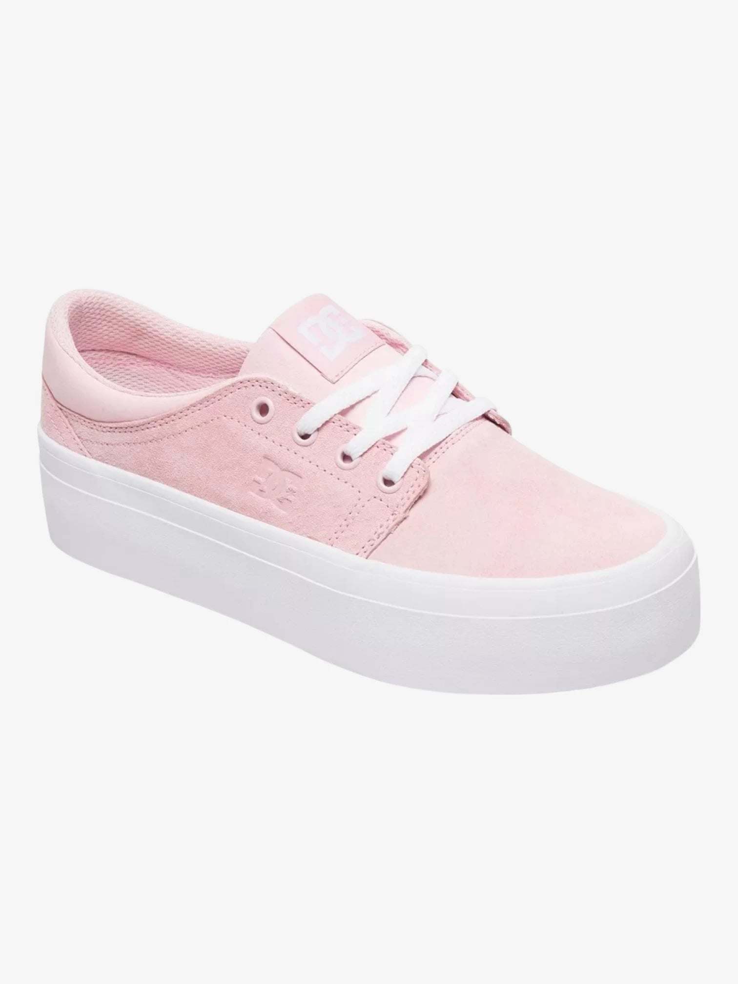 DC Trase Platform Sneakers in Pink - Stylish Women's Skate Shoes for Streetwear & Casual Outfits