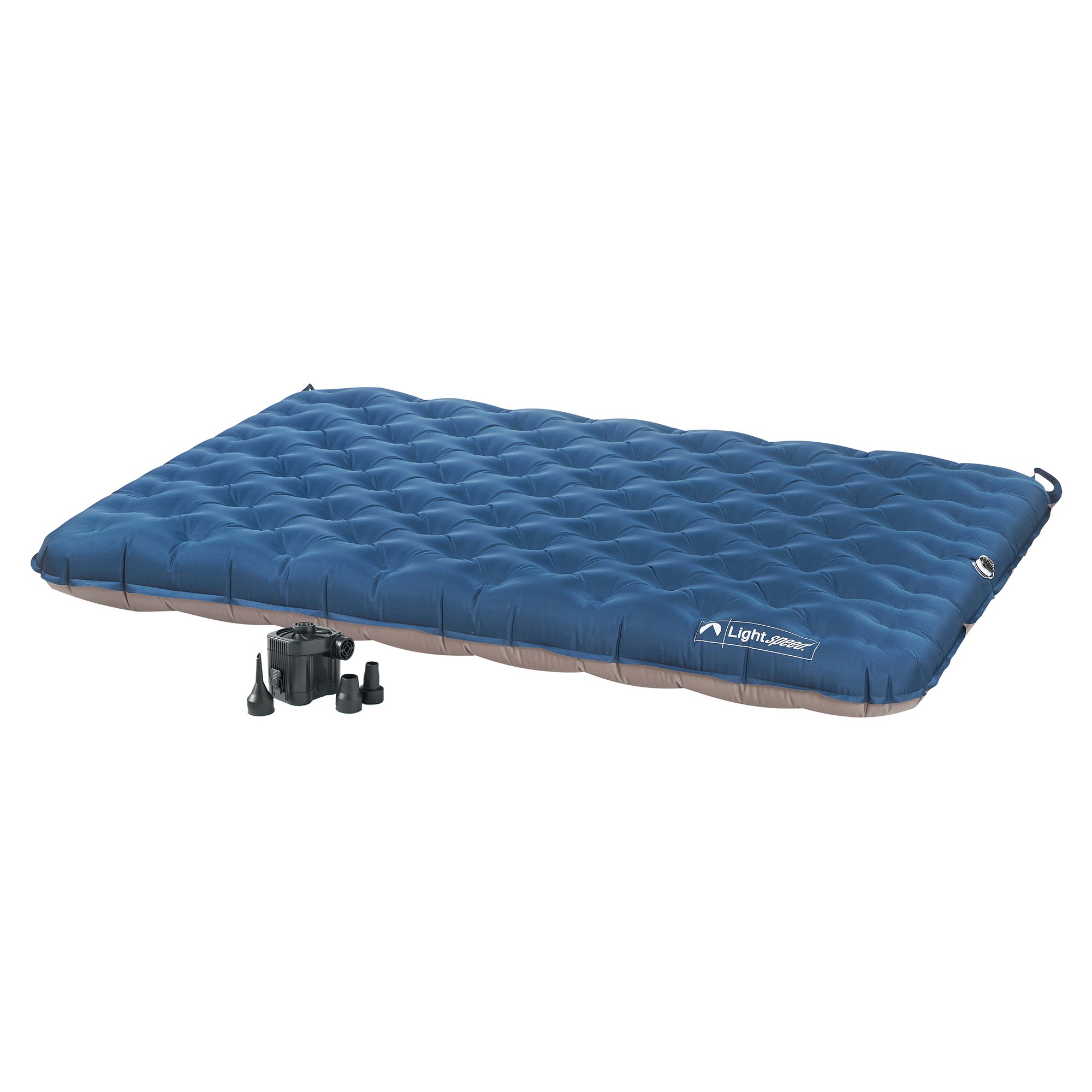 Lightspeed Outdoors Deluxe 2 Person PVC-Free Air Mattress - Perfect for Camping, Guest Beds & Indoor/Outdoor Use