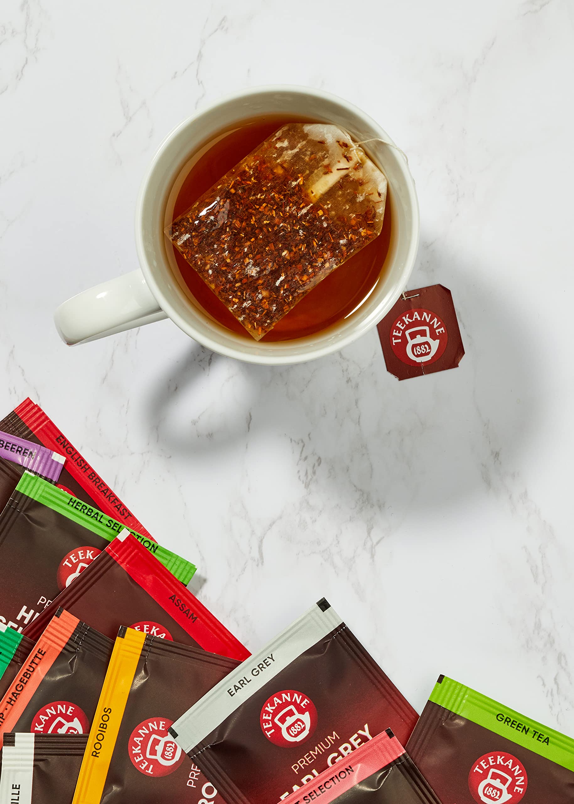 Teekanne Premium Selection Box - 390g Assorted Herbal & Fruit Teas - Perfect for Relaxation, Gifts & Afternoon Tea Time