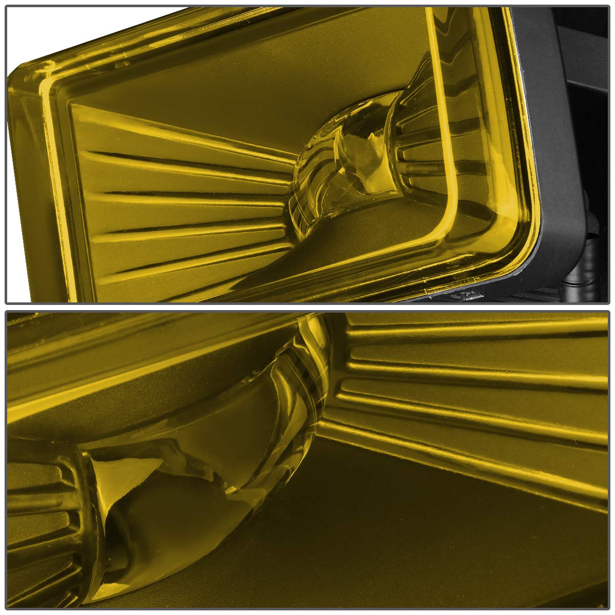 DNA MOTORING FL-ZTL-263-AM LED Fog Light Kit with Bezel & Switch - Compatible with 2007-2008 Cadillac Escalade, 2007-2013 Chevrolet Avalanche, 2007-2015 Chevy Silverado - Upgrade Your Truck's Night Visibility for Off-Road & Foggy Conditions