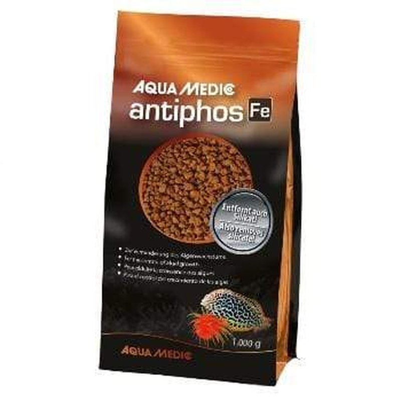 Aqua Medic Antiphos Fe 1000g/1.6L - Phosphate Remover for Saltwater & Reef Aquariums | Improves Water Clarity & Coral Health