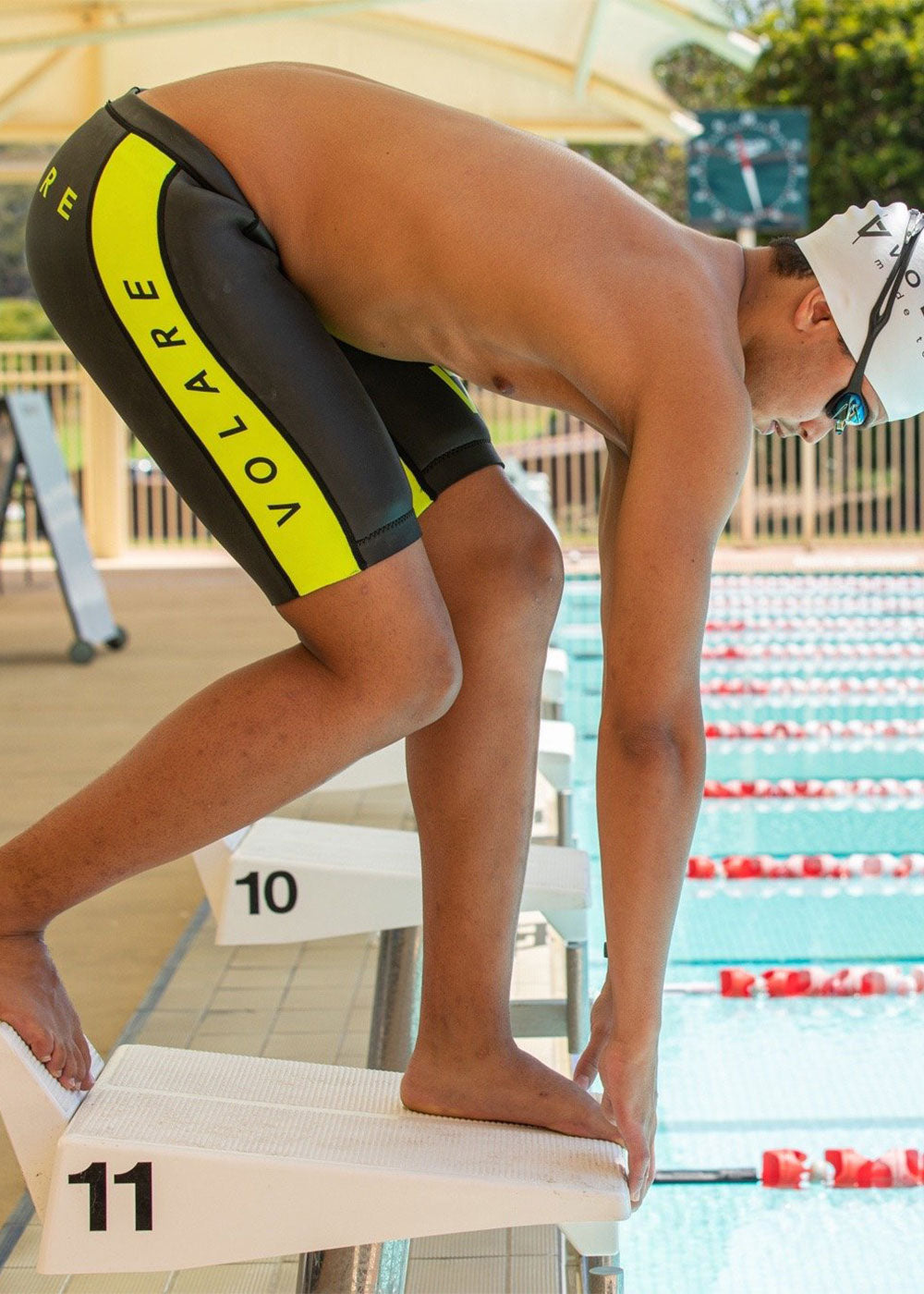 Volare V1 Buoyancy Swim Shorts for Men - Quick-Dry Board Shorts with UPF 50+ Sun Protection - Perfect for Swimming, Surfing & Beach Activities