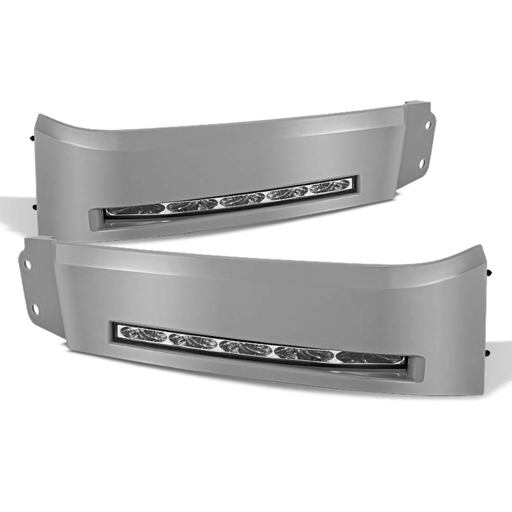 ACANII LED Running Bumper Lights for 2007-2013 Toyota Tundra - Left & Right Side Assembly (Driver & Passenger) - Durable Off-Road Lighting for Enhanced Visibility & Style