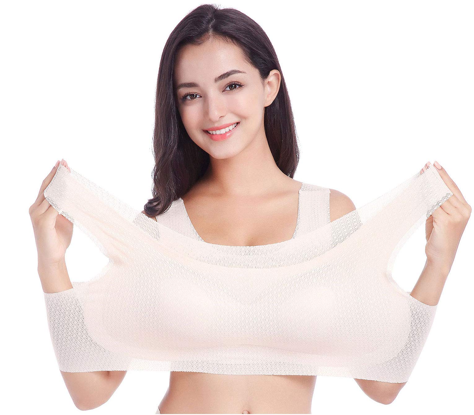 FEOYA Women's Seamless Sports Bras - Wireless Comfort Bras for Yoga, Running & Sleep - Soft Supportive Everyday Bra