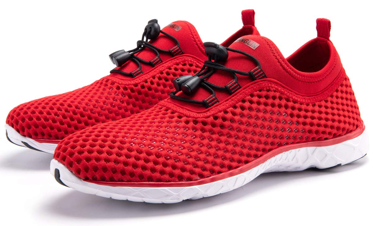 Men's Quick Drying Aqua Water Shoes - Lightweight Swim Shoes for Beach, Pool & Water Sports | Perfect for Swimming, Kayaking & Outdoor Activities