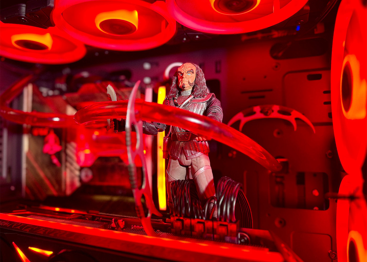 Geek Machine™ XL Star Trek Klingon Edition Gaming PC - High Performance Computer for Trekkies & Gamers | Perfect for Sci-Fi Gaming, Streaming & Collectors