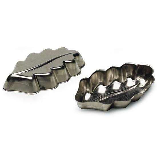 Premium Oak Leaf Tart Heavy Tin Molds for Baking - Durable Non-Stick Pastry Pans for Pies, Tarts & Desserts - Perfect for Holiday Baking, Tea Parties & Gift Giving