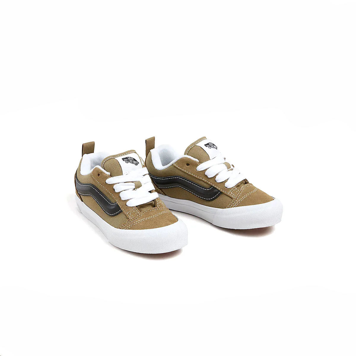 Kids Knu Skool Sneakers 'Olive' - Stylish & Comfortable School Shoes for Boys & Girls - Perfect for School, Playground & Everyday Wear