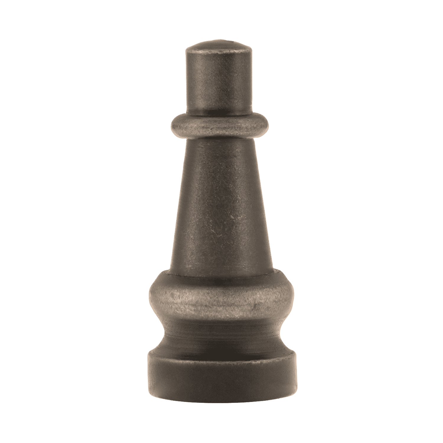 3.4mm Antique Pewter Steeple Finial - Elegant Decorative Accent for Home, Church, and DIY Projects