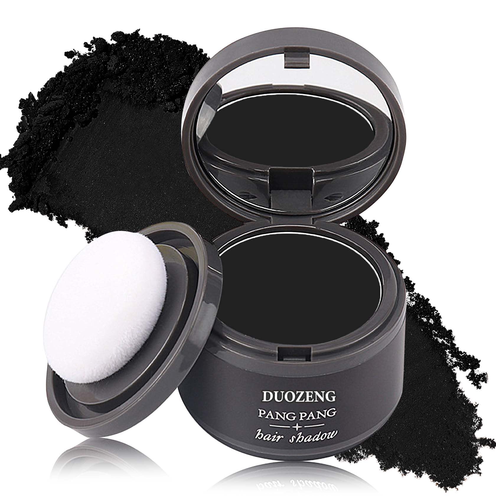 Root Touch Up Powder & Hairline Shadow Stick for Thinning Hair - Instant Coverage for Women & Men (Black) | Perfect for Daily Use, Travel & Special Occasions