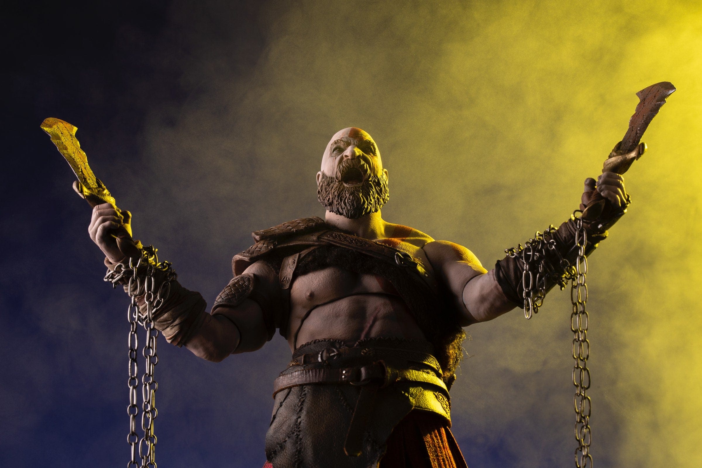 God of War Kratos 1/6 Scale Deluxe Collectible Action Figure - Premium Gaming Statue for Display & Collection - Perfect for Gamers & Collectors