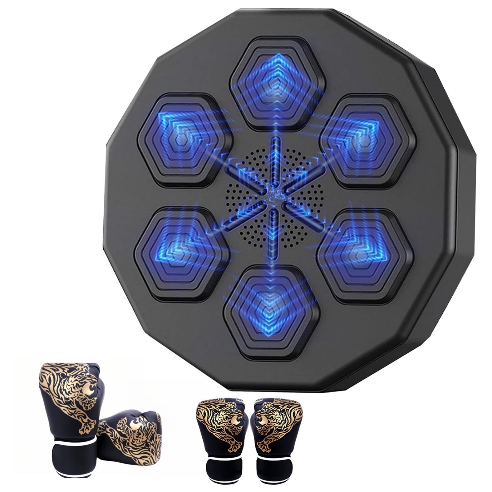 Smart Wall Mounted Boxing Target Machine for Music Boxing Training - Taekwondo, Karate & Fun Fighting Games - Perfect for Home Gym & Family Fitness Workouts
