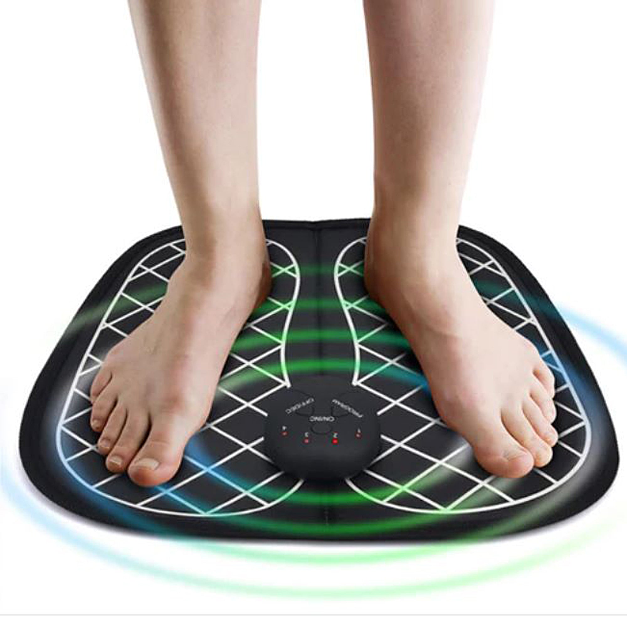 THERMOSAGE EMS 8-in-1 Total Leg Massager for Pain Relief & Muscle Recovery - Electric Stimulation Therapy for Athletes, Runners & Home Use