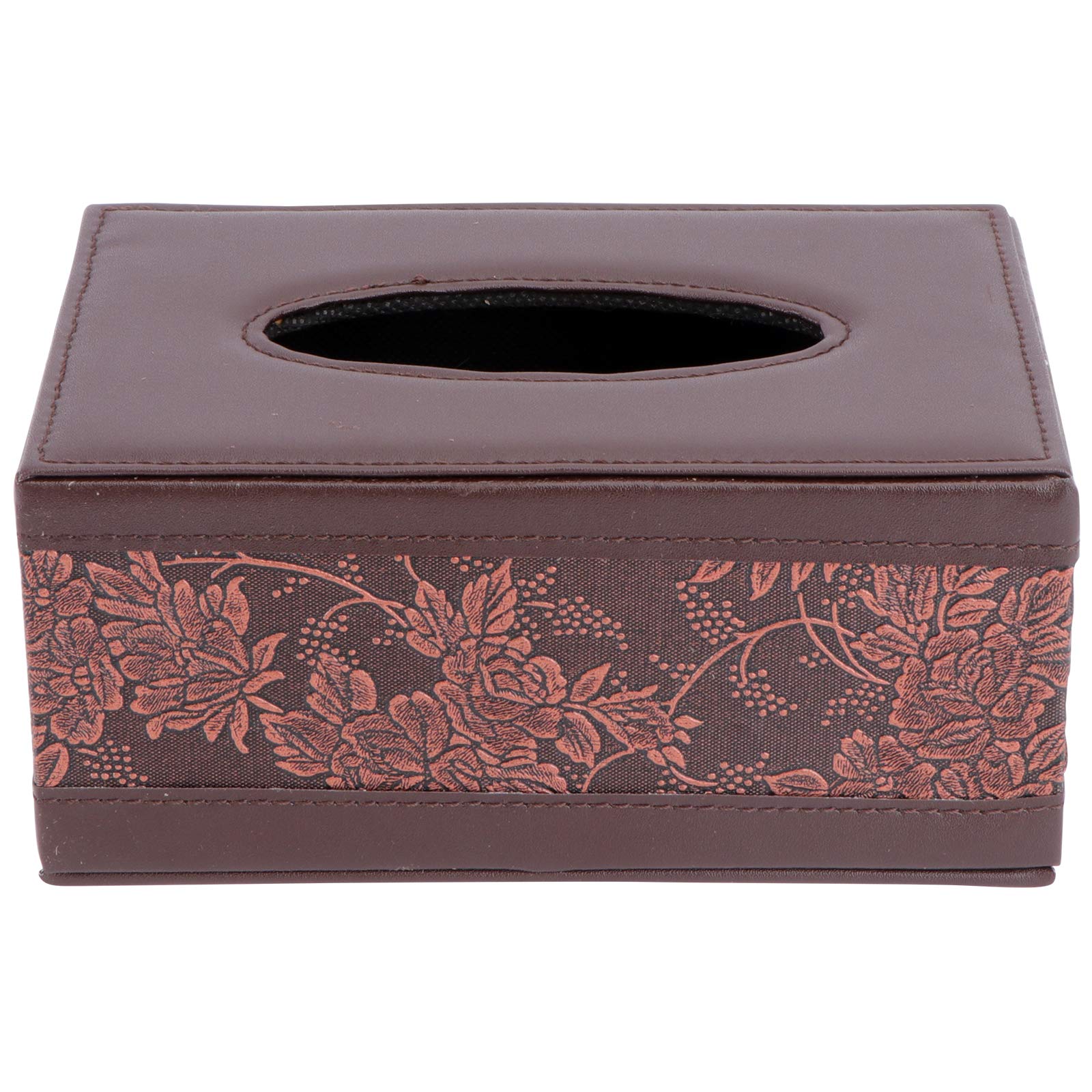DOITOOL Stylish Coffee Tissue Box Cover - 1PC Modern Napkin Holder for Home & Office Decor (Medium Size) | Perfect for Living Room, Bedroom, or Desk Organization