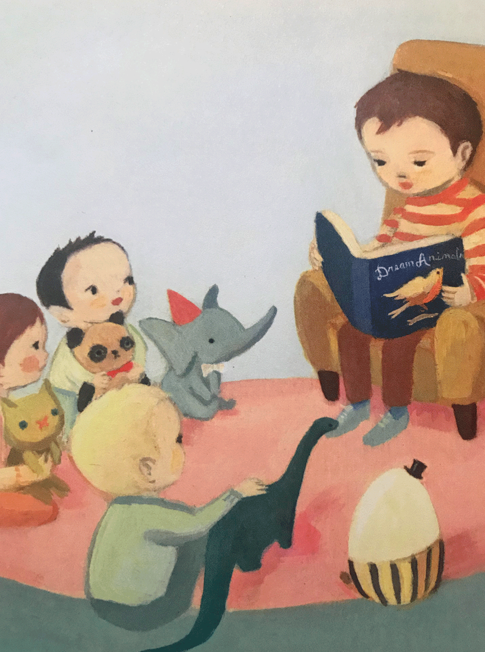 Storytime Dream World Print by Emily Winfield Martin - Whimsical Nursery Wall Art for Baby Rooms & Kids Bedroom Decor