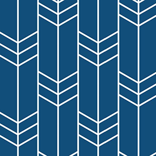 White Arrows on Blue