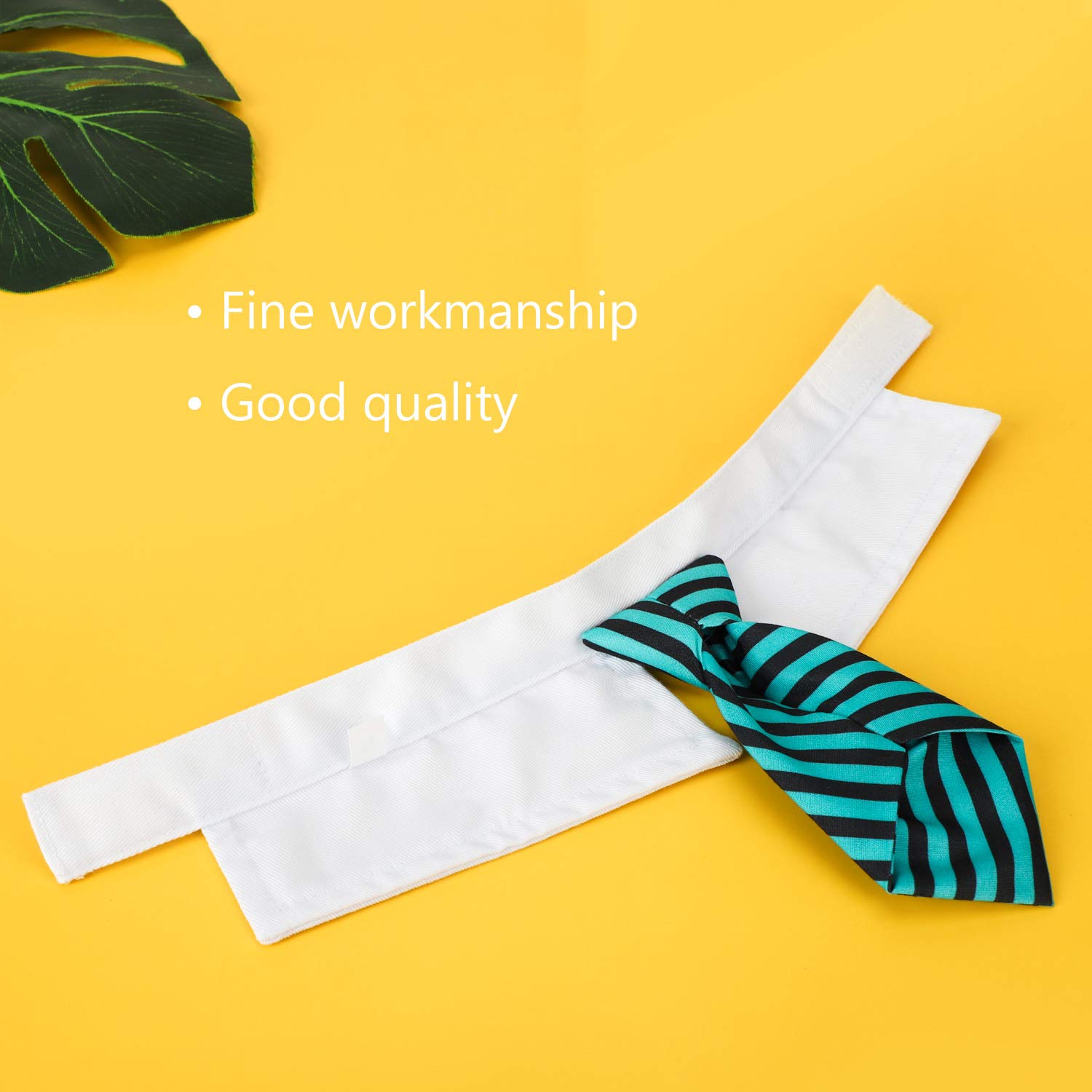 Segarty 6-Piece Adjustable Dog Neck Ties Set - Formal Striped Bow Ties for Small & Medium Dogs & Cats - Perfect for Weddings, Birthdays & Special Occasions - Ideal Pet Tuxedo Accessories for Puppy Boy Gifts