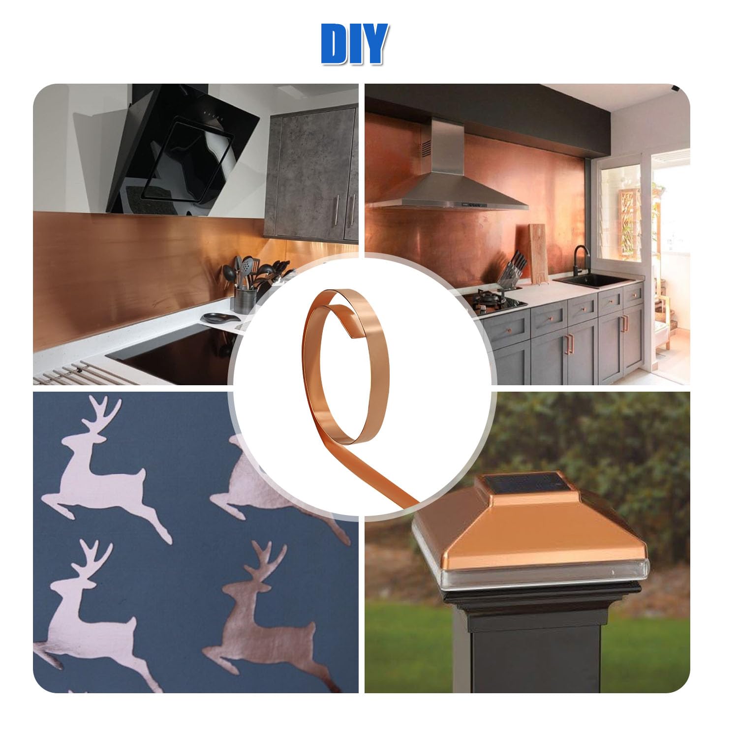 Premium Copper Sheet Roll 1000x20x1mm (LxWxT) - Heavy Duty Copper Flashing for Roofing, Gutters, HVAC & DIY Home Repair Projects - Weatherproof & Durable Metal Sheets for Crafting, Jewelry Making & Metalworking