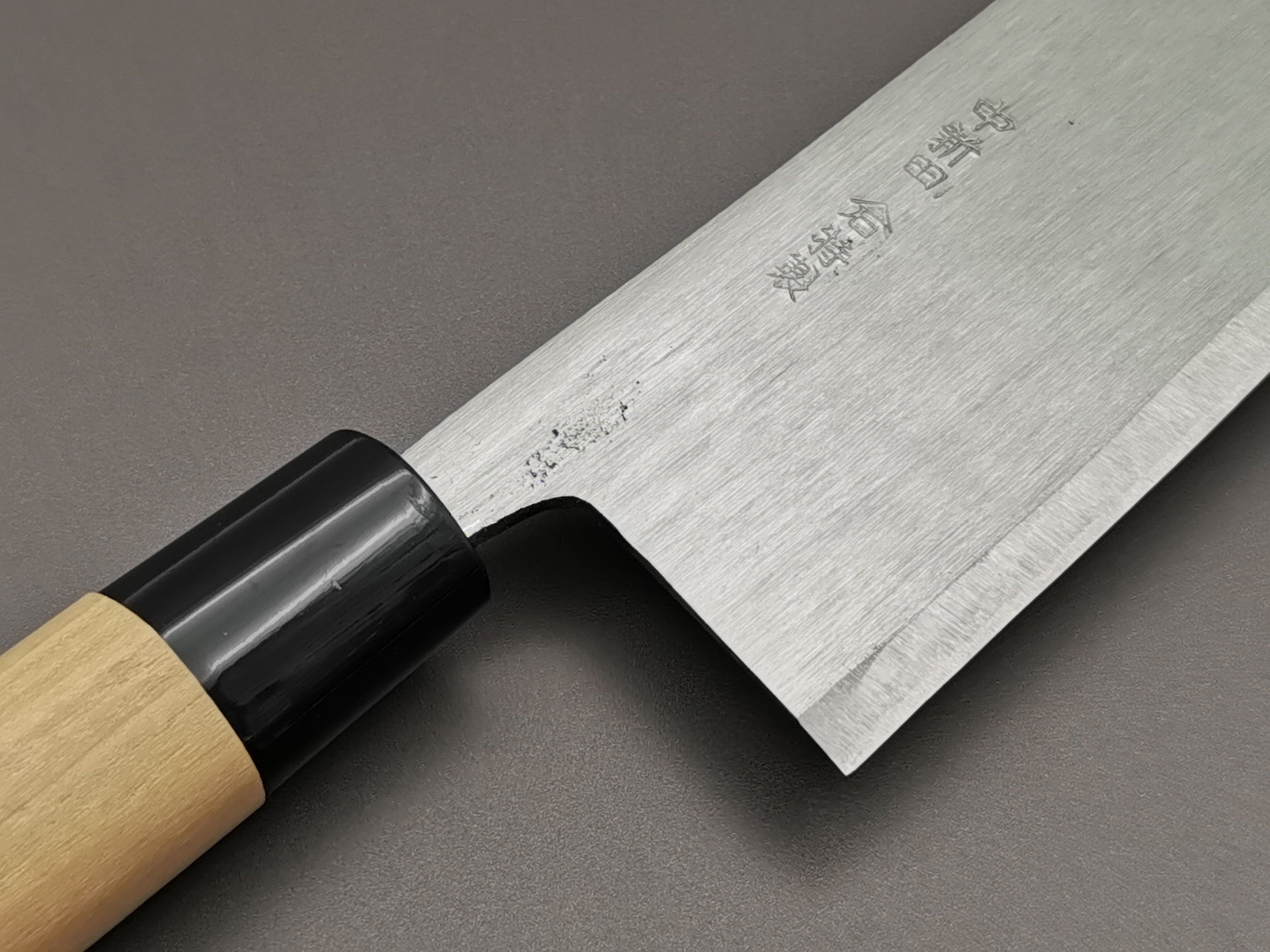 Premium Japanese Nakiri Knife - Michio Ishikawa White #2 Steel Single Bevel Vegetable Cleaver - Perfect for Sushi Chefs & Home Cooking Enthusiasts