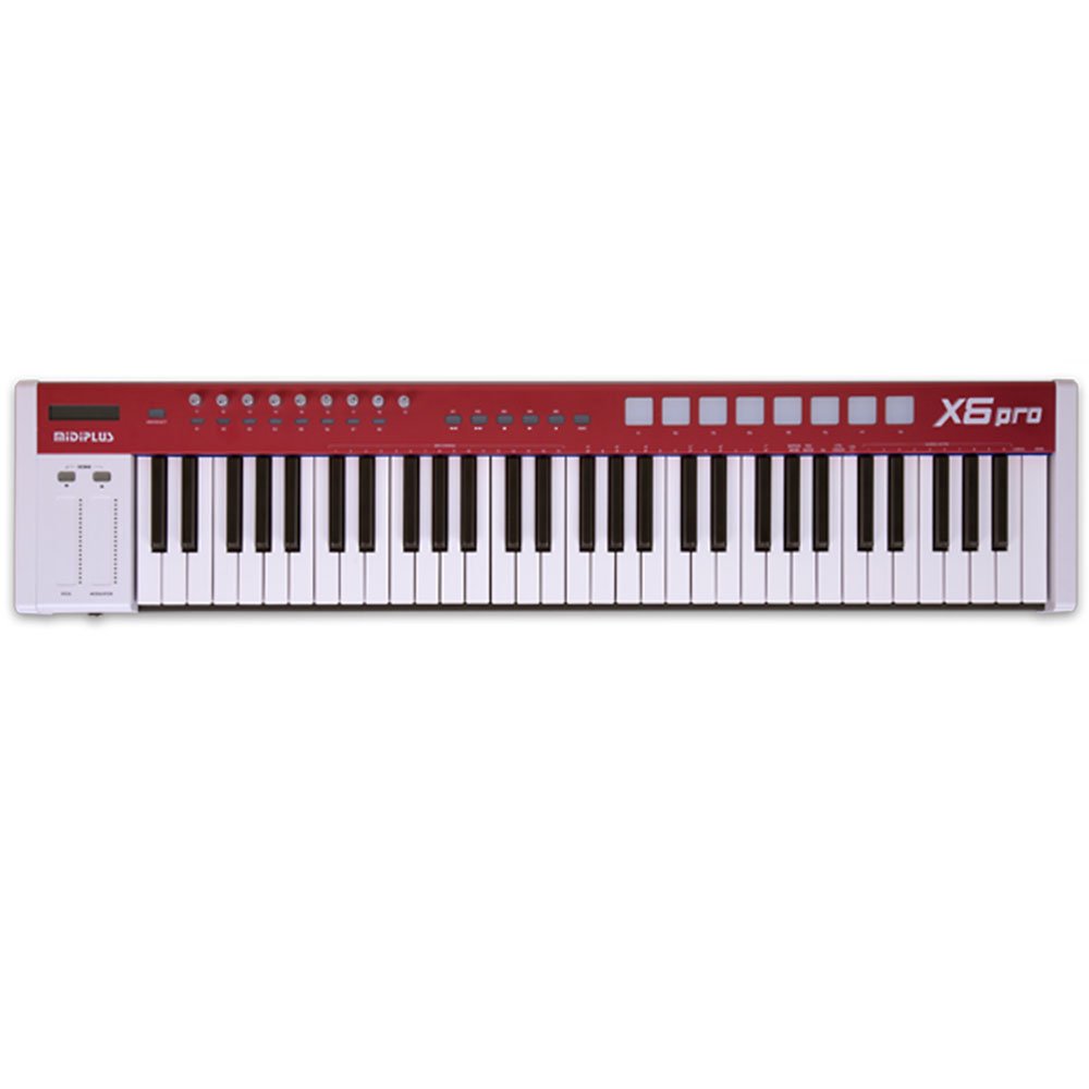 MIDIPLUS X6 Pro 49-Key USB MIDI Keyboard Controller for Music Production, Recording & Live Performance – Compatible with DAW Software like FL Studio, Ableton & Logic Pro