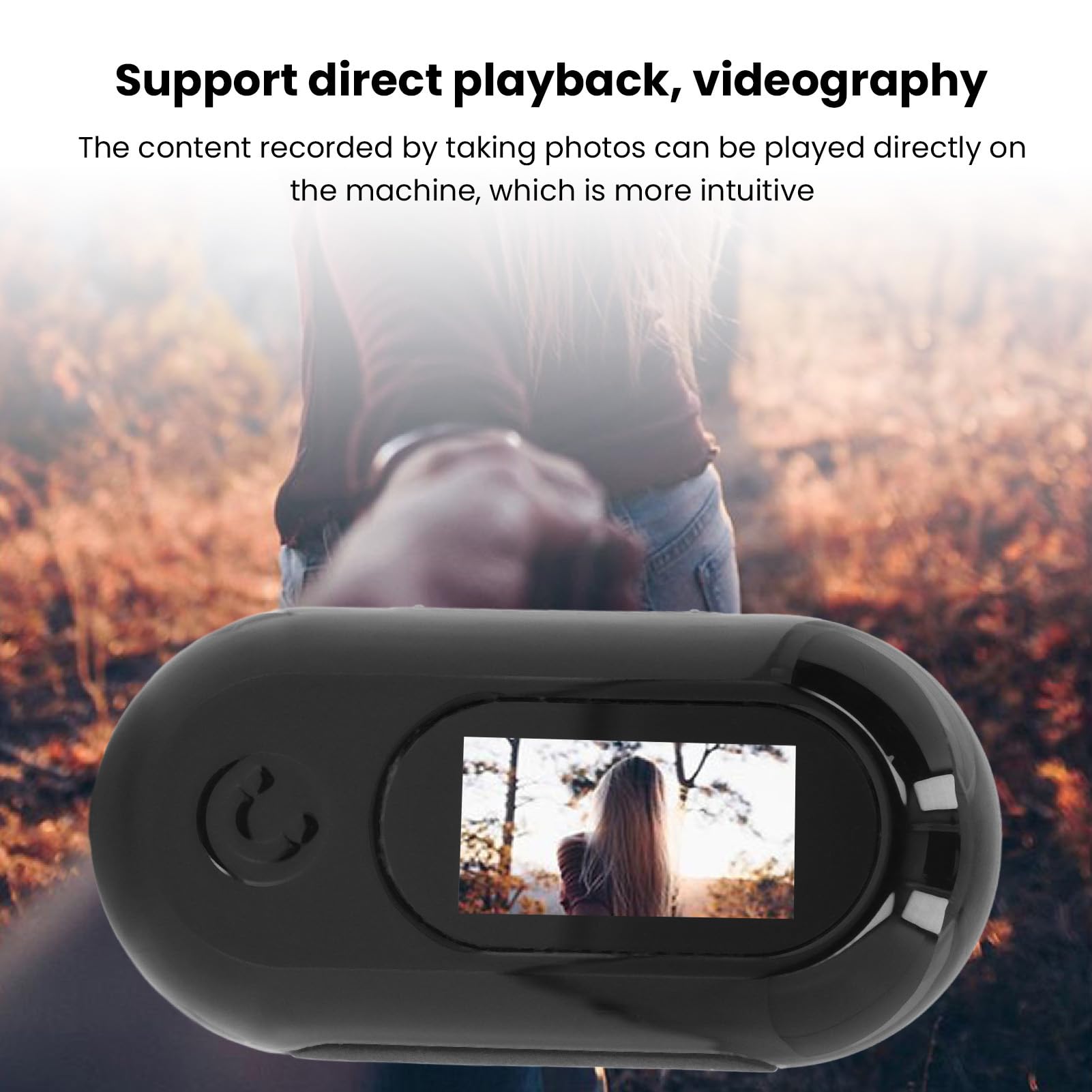 HD 1080P Pet Camera Collar for Cats & Dogs - 0.96