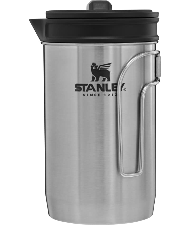 Stanley Adventure All-In-One Boil & Brew French Press Coffee Maker - Perfect for Camping, Hiking, and Outdoor Adventures