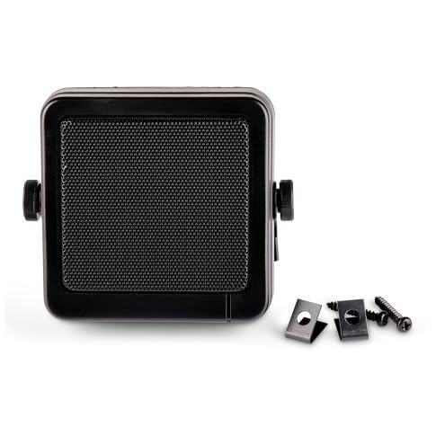 Sharman Multicom SW 7-26 (56-781) CB Ham Radio Scanner Speaker - High Power 10W Compact Mono Communication Speaker with 3.5mm Jack & 1.8m Cord (8 Ohms) - Perfect for Amateur Radio, CB Radios & Emergency Communication