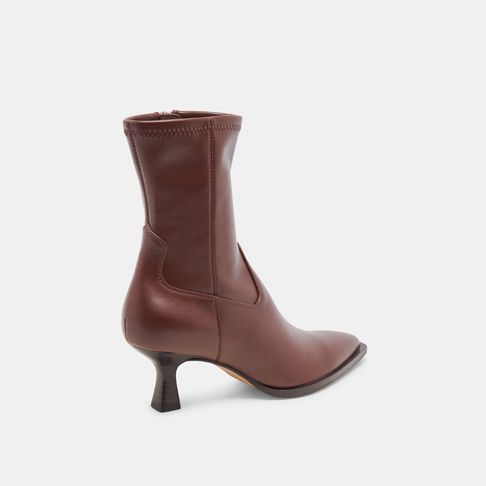 ARYA BOOTS Chocolate Leather Women's Ankle Boots - Stylish & Comfortable for Fall & Winter Fashion, Outdoor Walking, and Casual Wear