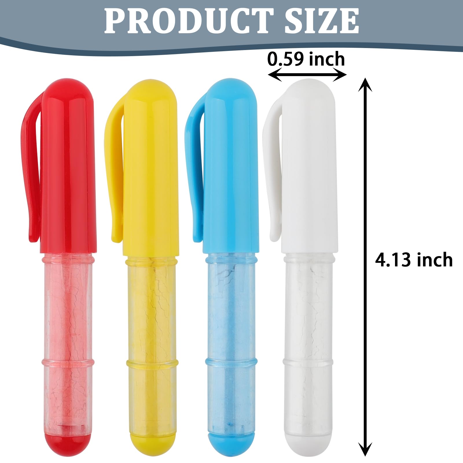 4 PCS Fabric Chalk Markers Set - Washable Tailor's Chalk Pencils for Sewing, Quilting & Crafting | Perfect for Cloth, Leather Marking (Red, Yellow, White, Blue) | Ideal for DIY Projects, Dressmaking & Professional Tailoring