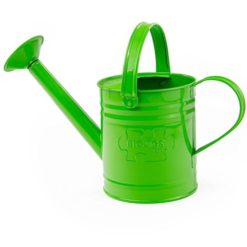 Premium Green Metal Watering Can for Indoor & Outdoor Plants - 1 Gallon Garden Watering Can with Long Spout - Perfect for Houseplants, Flowers, and Gardening Gifts