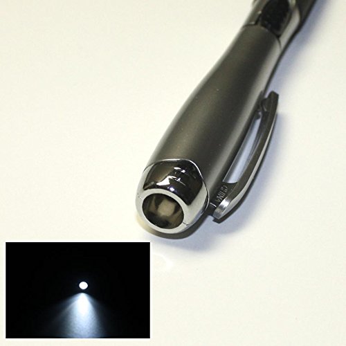 6-Pack 3-in-1 Universal Stylus Pen with LED Light - Touch Screen Stylus, Ballpoint Pen & Flashlight for iPhone, iPad, Samsung Tablets & Smartphones (Includes 6 Extra Ink Refills) - Perfect for Note-Taking, Drawing & Low-Light Use
