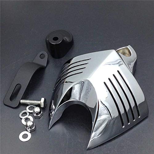 Aluminum Motorcycle Billet Horn Cover for 1992-2013 Harley Big Twins & V-Rods - Chrome Plated Replacement for Stock Cowbell Horns | Durable Upgrade for Harley Davidson Riders