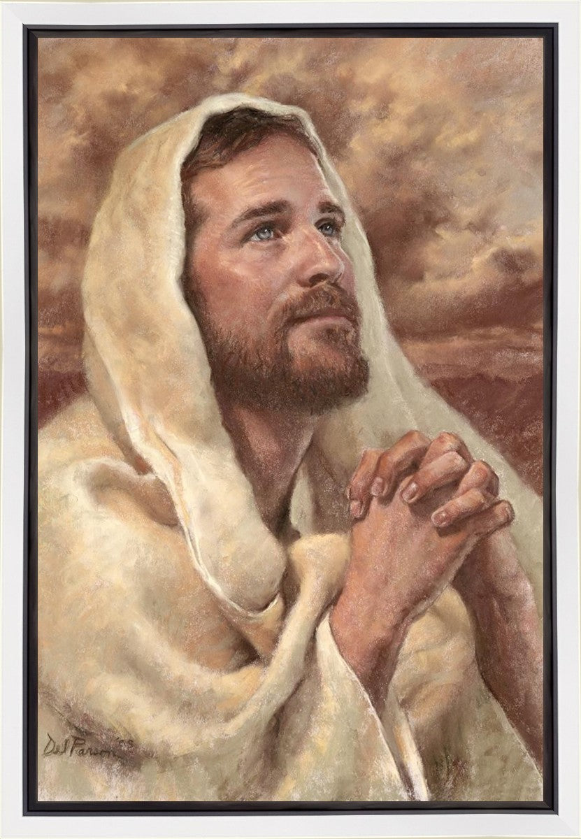 I Have Prayed For Thee Gallery Wrap Canvas - Inspirational Christian Wall Art for Home Decor, Church & Office - Perfect Gift for Baptism, Wedding & Religious Occasions