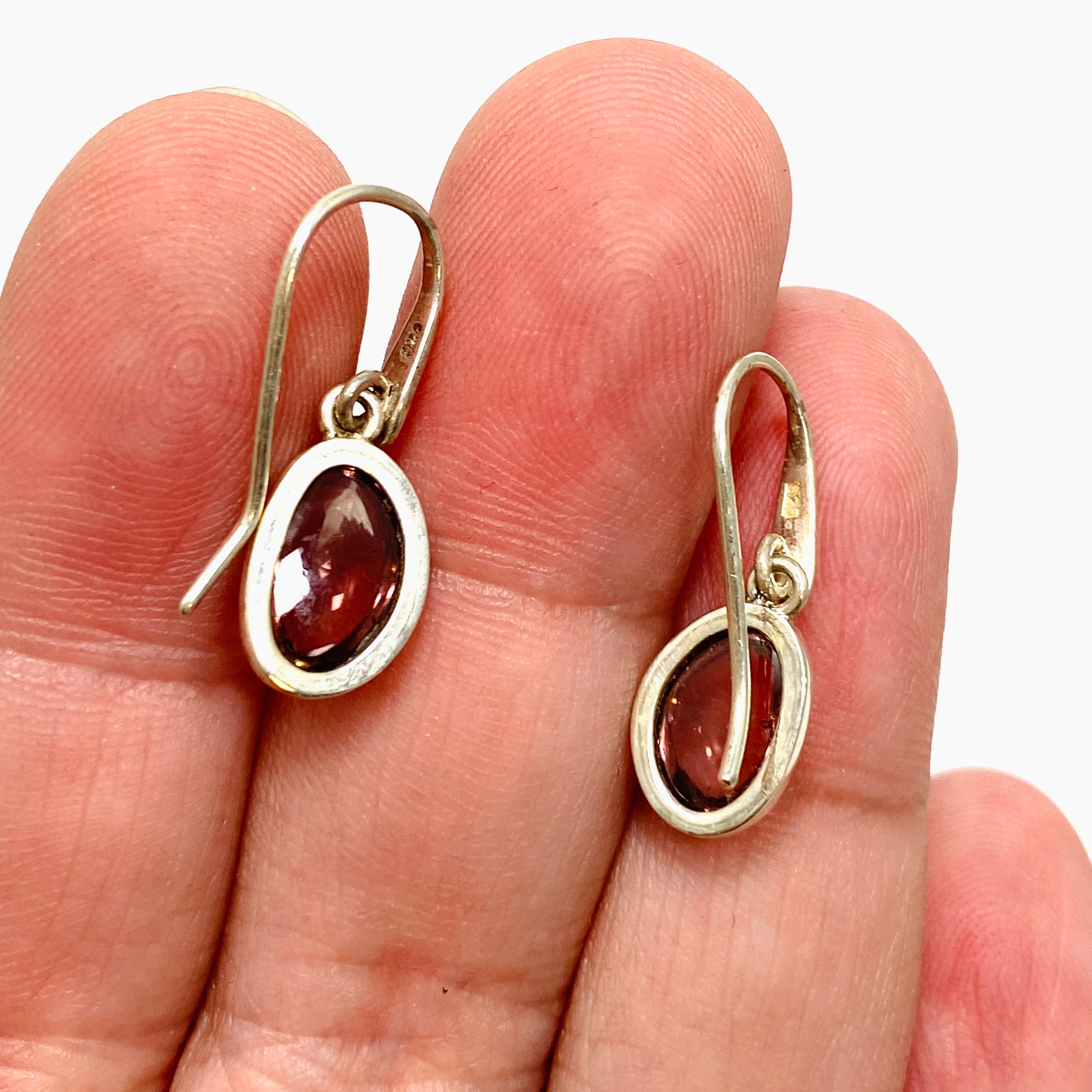 Natural Pink Tourmaline Freeform Cabochon Earrings - Handmade Boho Jewelry for Women - Perfect for Weddings, Parties & Everyday Wear