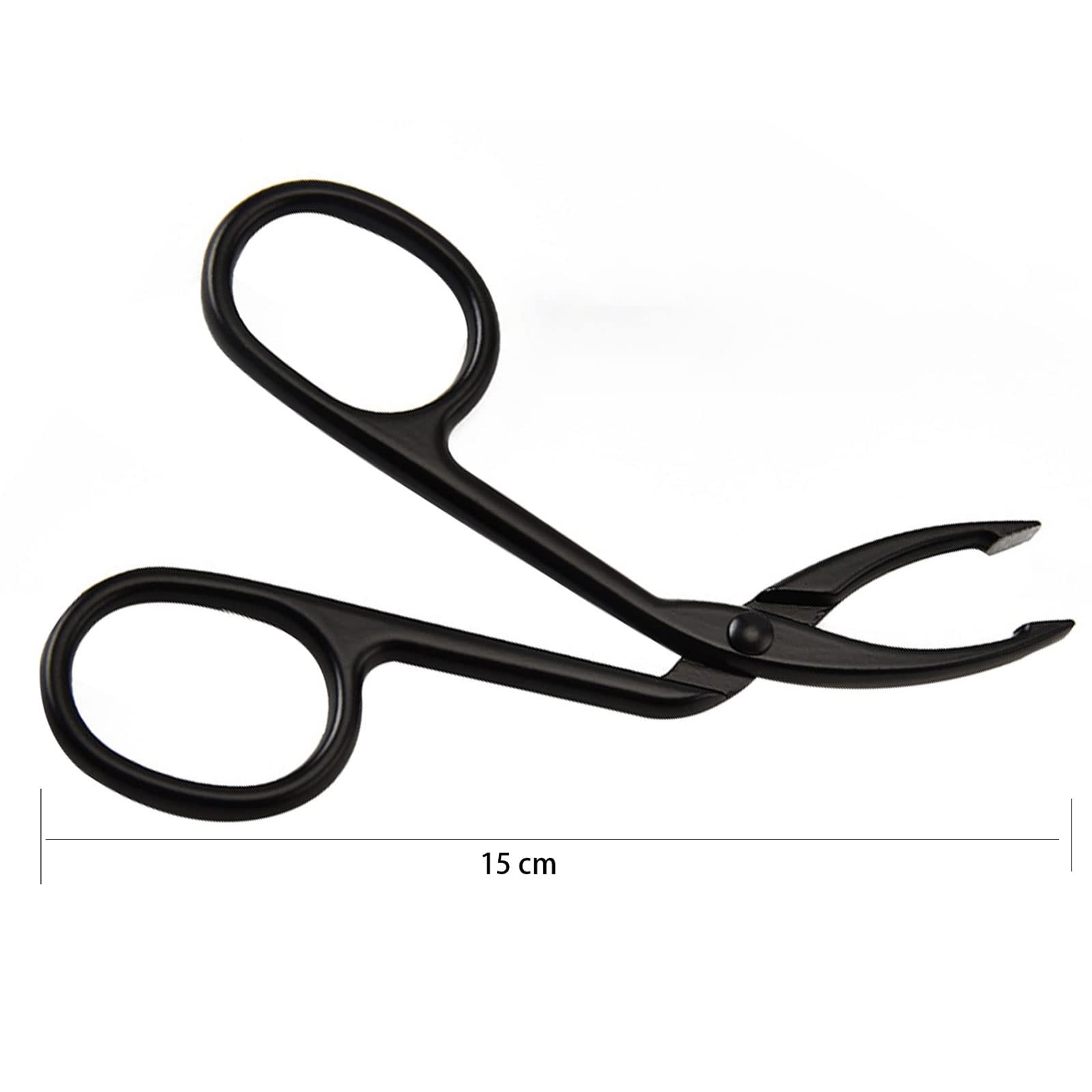 Professional Stainless Steel Hair Removal Tweezers - Straight & Pointed Eyebrow Plucking Scissors for Precise Grooming | Makeup & Beauty Tools for Salon, Home Use, Travel Kit (One Color)