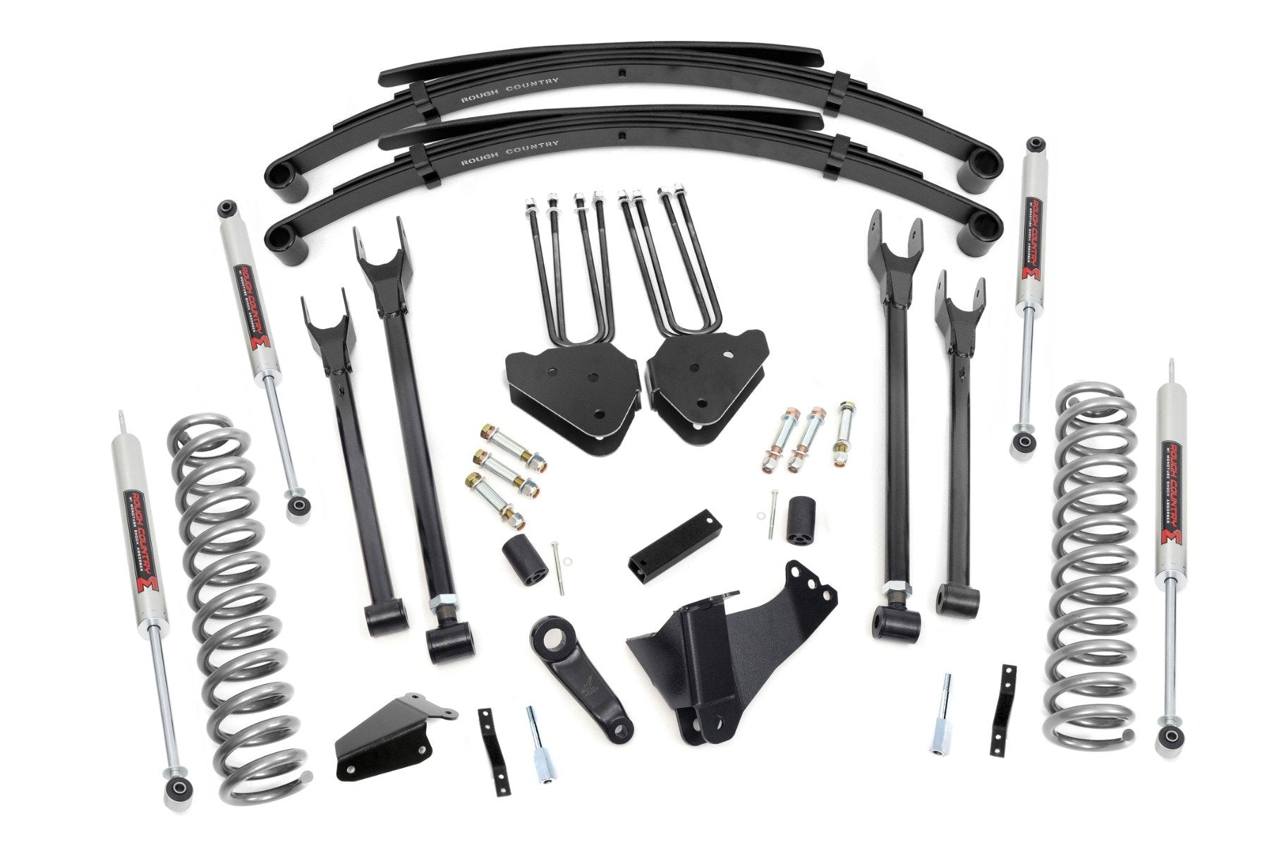 6 Inch Lift Kit for Ford F-250/F-350 Super Duty (2005-2007) - Heavy Duty Diesel Suspension with 4-Link & M1 Leaf Springs | Off-Roading, Towing & Truck Customization